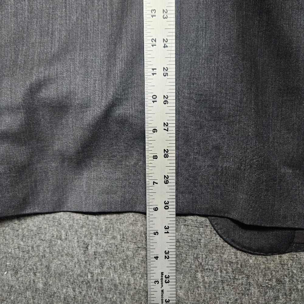Saks Fifth Avenue Blazer Mens 42R Grey Ermenegildo Zegna Wool Sport Coat - Picture 10 of 15